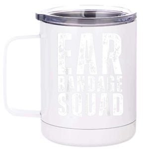 Ear Bandage Squad Patriotic Usa American 12 oz Stainless Steel Tumbler Cup