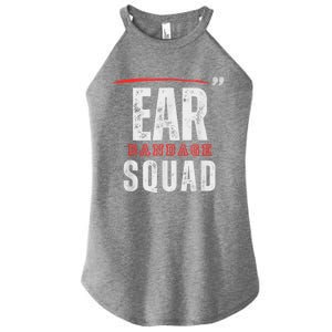 Ear Bandage Squad Patriotic Usa American Women's Perfect Tri Rocker Tank