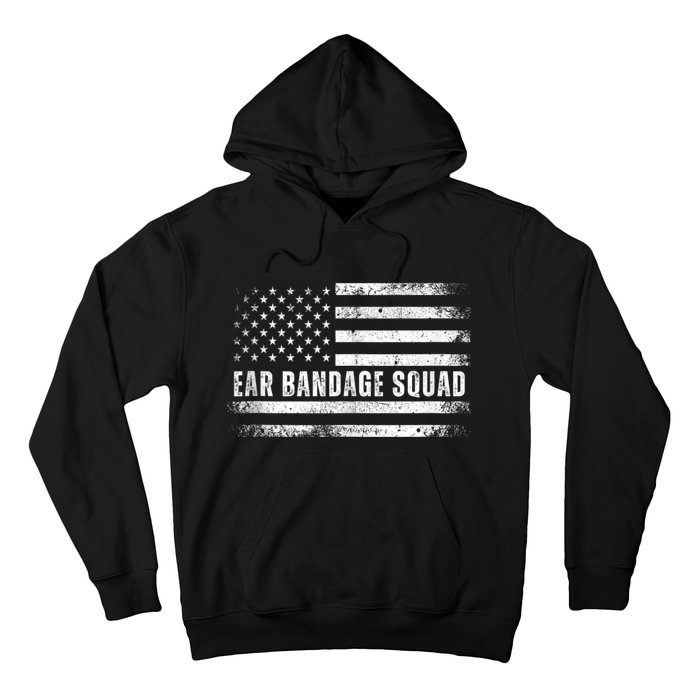 Ear Bandage Squad Patriotic Usa American Hoodie