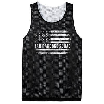 Ear Bandage Squad Patriotic Usa American Mesh Reversible Basketball Jersey Tank