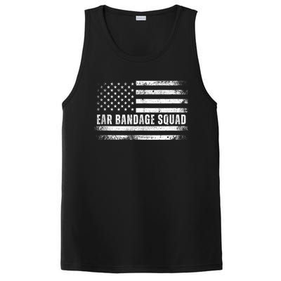 Ear Bandage Squad Patriotic Usa American PosiCharge Competitor Tank