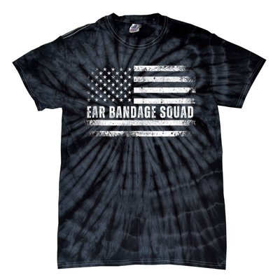 Ear Bandage Squad Patriotic Usa American Tie-Dye T-Shirt