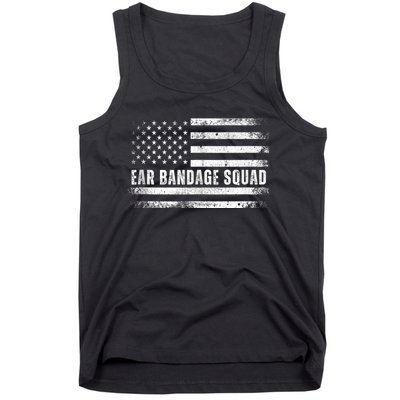 Ear Bandage Squad Patriotic Usa American Tank Top