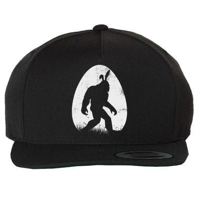 Easter Bigfoot Sasquatch Bunny Eggs For Wool Snapback Cap