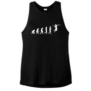 Evolution Badminton Shuttlecock Badminton Player Gift Ladies PosiCharge Tri-Blend Wicking Tank