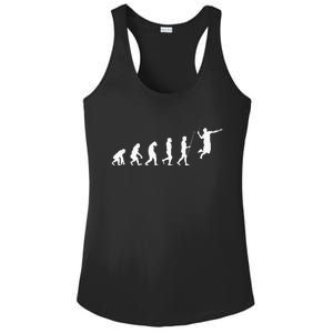 Evolution Badminton Shuttlecock Badminton Player Gift Ladies PosiCharge Competitor Racerback Tank