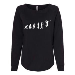 Evolution Badminton Shuttlecock Badminton Player Gift Womens California Wash Sweatshirt