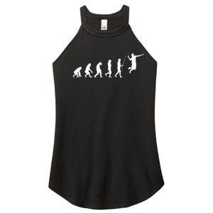 Evolution Badminton Shuttlecock Badminton Player Gift Women's Perfect Tri Rocker Tank