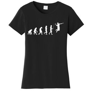 Evolution Badminton Shuttlecock Badminton Player Gift Women's T-Shirt