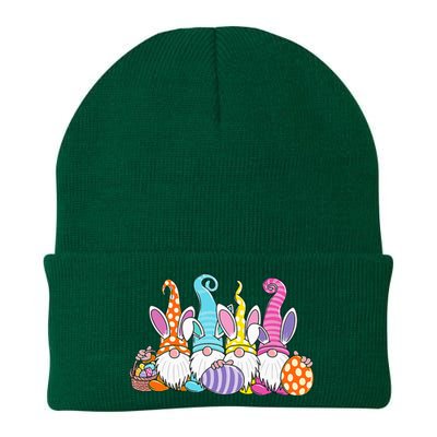 Easter Bunny Spring Gnome Easter Egg Hunting And Basket Gift Knit Cap Winter Beanie