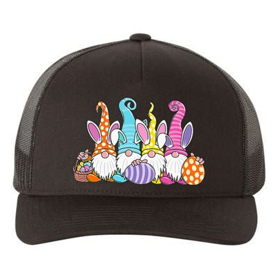 Easter Bunny Spring Gnome Easter Egg Hunting And Basket Gift Yupoong Adult 5-Panel Trucker Hat