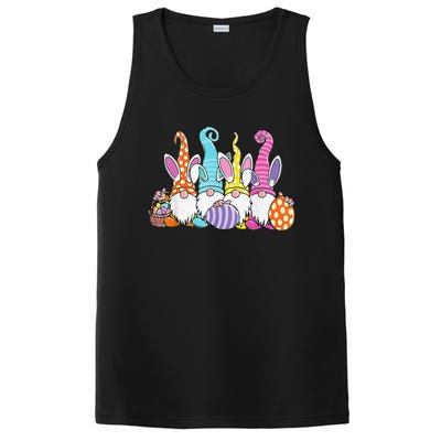 Easter Bunny Spring Gnome Easter Egg Hunting And Basket Gift PosiCharge Competitor Tank