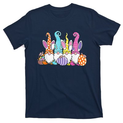 Easter Bunny Spring Gnome Easter Egg Hunting And Basket Gift T-Shirt