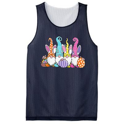 Easter Bunny Spring Gnome Easter Egg Hunting And Basket Gift Mesh Reversible Basketball Jersey Tank