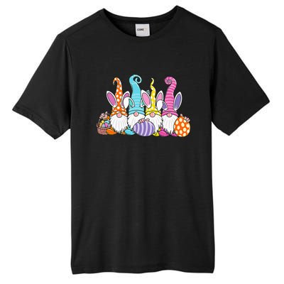 Easter Bunny Spring Gnome Easter Egg Hunting And Basket Tall Fusion ChromaSoft Performance T-Shirt