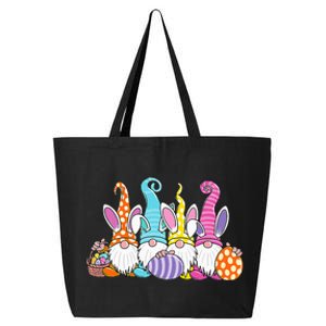 Easter Bunny Spring Gnome Easter Egg Hunting And Basket 25L Jumbo Tote