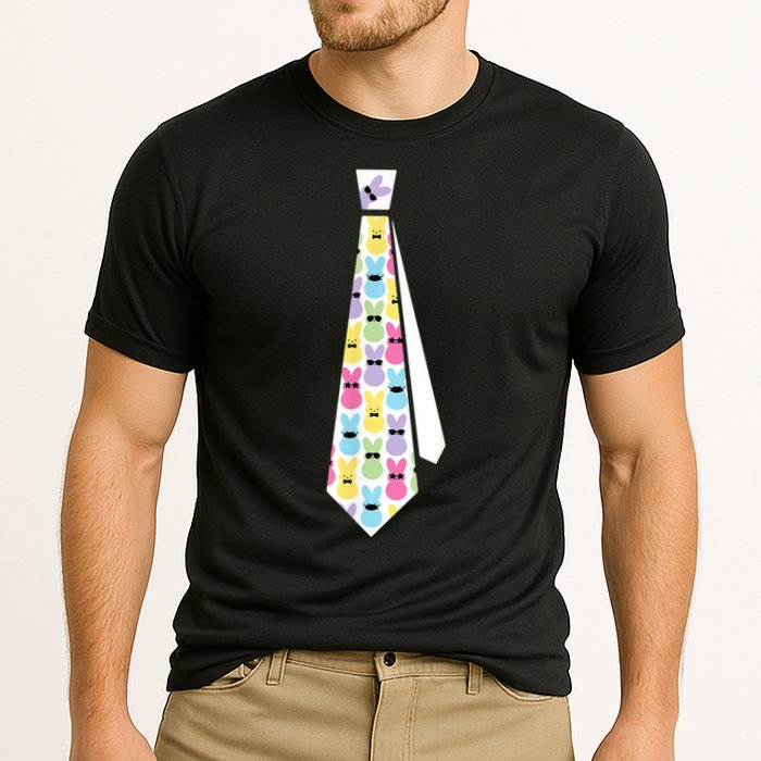 Easter Bunny Tie Funny Performance Shirt