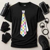Easter Bunny Tie Funny Performance Shirt
