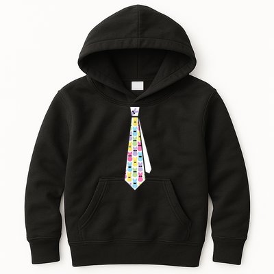 Easter Bunny Tie Funny Kids Hoodie