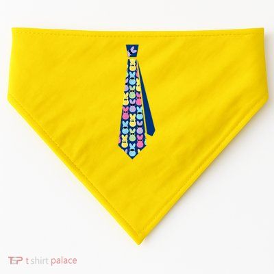 Easter Bunny Tie Funny USA-Made Doggie Bandana