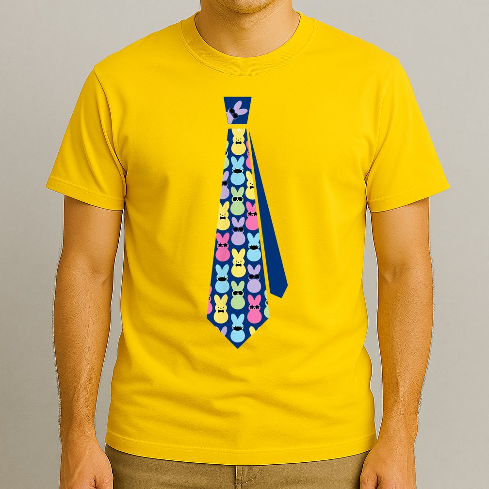 Easter Bunny Tie Funny T-Shirt