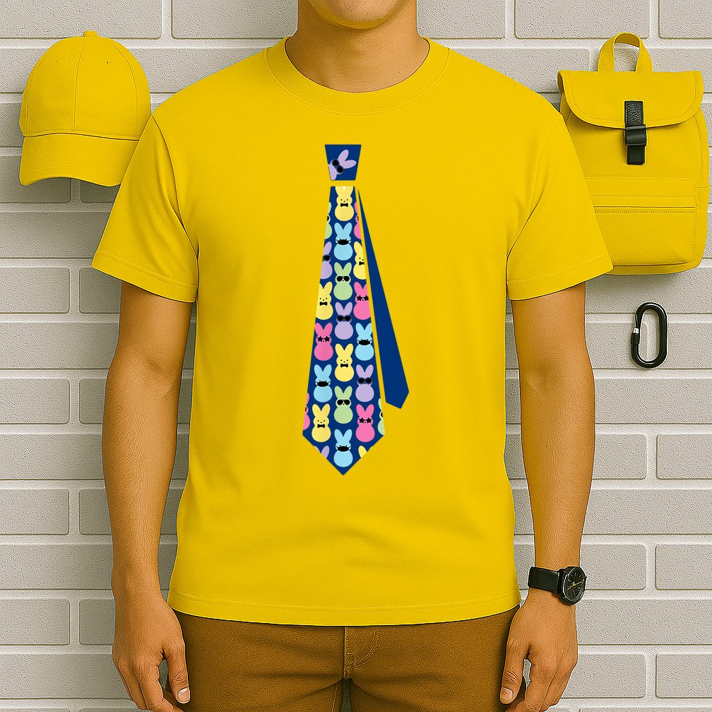 Easter Bunny Tie Funny T-Shirt