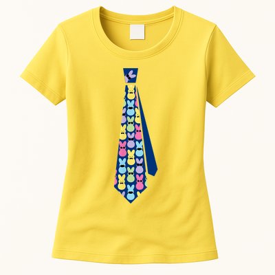 Easter Bunny Tie Funny Womens T-Shirt