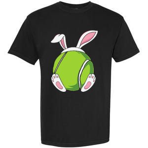 Easter Bunny Tennis - Funny Easter Tennis Rabbit Ears Garment-Dyed Heavyweight T-Shirt