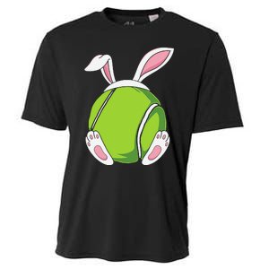 Easter Bunny Tennis - Funny Easter Tennis Rabbit Ears Cooling Performance Crew T-Shirt