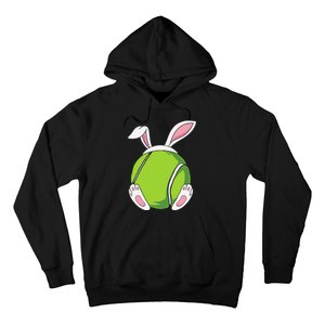 Easter Bunny Tennis - Funny Easter Tennis Rabbit Ears Hoodie