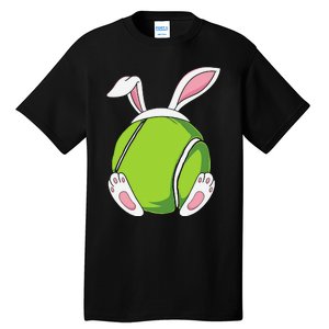 Easter Bunny Tennis - Funny Easter Tennis Rabbit Ears Tall T-Shirt