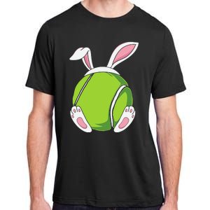 Easter Bunny Tennis - Funny Easter Tennis Rabbit Ears Adult ChromaSoft Performance T-Shirt