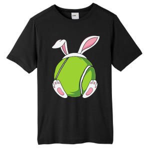 Easter Bunny Tennis - Funny Easter Tennis Rabbit Ears Tall Fusion ChromaSoft Performance T-Shirt