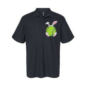 Easter Bunny Tennis - Funny Easter Tennis Rabbit Ears Softstyle Adult Sport Polo