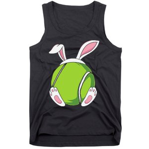 Easter Bunny Tennis - Funny Easter Tennis Rabbit Ears Tank Top