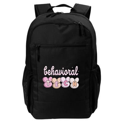 Easter Behavioral Tech Aba Applied Therapist Groovy Bunny Daily Commute Backpack
