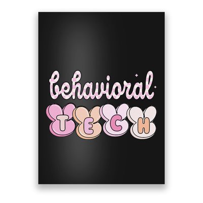 Easter Behavioral Tech Aba Applied Therapist Groovy Bunny Poster