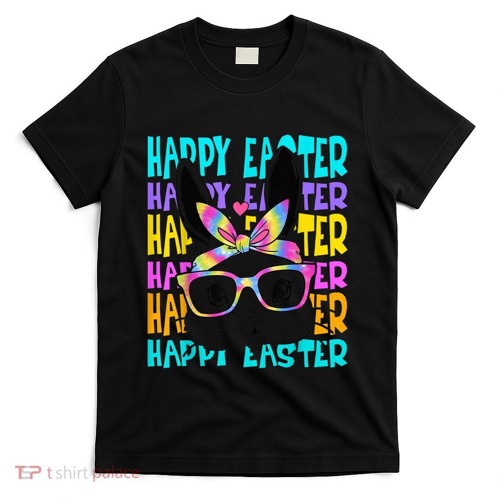 Easter Bunny Tie Dye Rabbit Happy Easter Day Family Matching T-Shirt