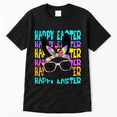 Easter Bunny Tie Dye Rabbit Happy Easter Day Family Matching Tall T-Shirt