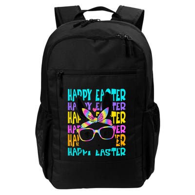 Easter Bunny Tie Dye Rabbit Happy Easter Day Family Matching Backpack