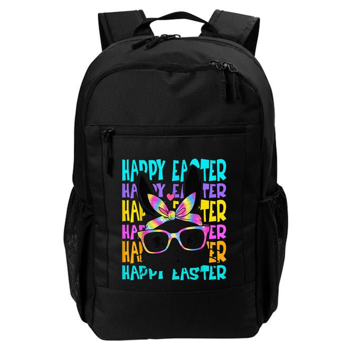 Easter Bunny Tie Dye Rabbit Happy Easter Day Family Matching Backpack