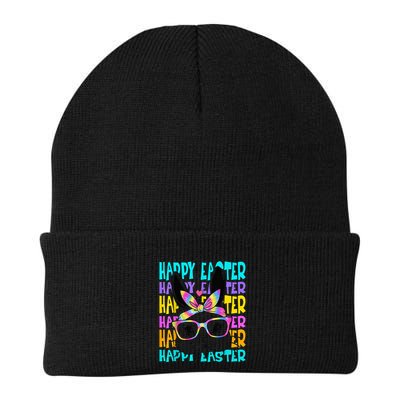 Easter Bunny Tie Dye Rabbit Happy Easter Day Family Matching Beanie