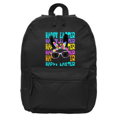 Easter Bunny Tie Dye Rabbit Happy Easter Day Family Matching 16 in Basic Backpack