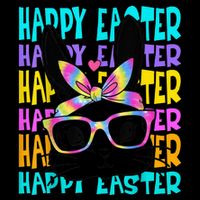 Easter Bunny Tie Dye Rabbit Happy Easter Day Family Matching 16 in Basic Backpack