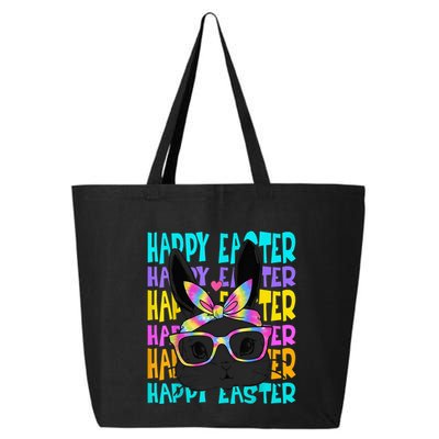 Easter Bunny Tie Dye Rabbit Happy Easter Day Family Matching 25L Jumbo Tote