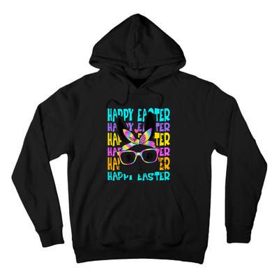 Easter Bunny Tie Dye Rabbit Happy Easter Day Family Matching Tall Hoodie