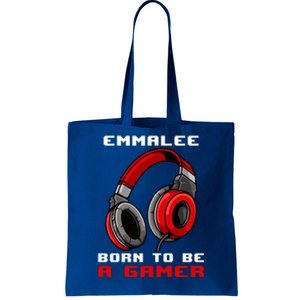 Emmalee Born To Be A Gamer Personalized Gift Tote Bag