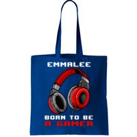 Emmalee Born To Be A Gamer Personalized Gift Tote Bag