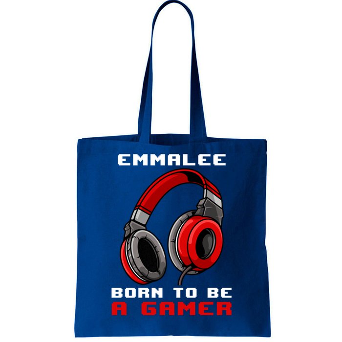 Emmalee Born To Be A Gamer Personalized Gift Tote Bag