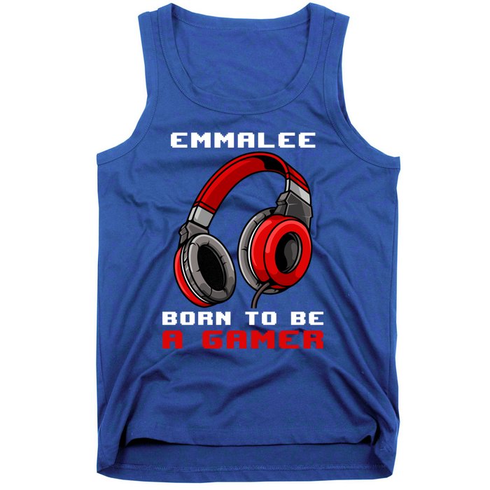 Emmalee Born To Be A Gamer Personalized Gift Tank Top